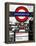 The Underground - Subway Station Sign - London - UK - England - United Kingdom - Europe-Philippe Hugonnard-Framed Premier Image Canvas