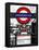 The Underground - Subway Station Sign - London - UK - England - United Kingdom - Europe-Philippe Hugonnard-Framed Premier Image Canvas