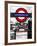 The Underground - Subway Station Sign - London - UK - England - United Kingdom - Europe-Philippe Hugonnard-Framed Photographic Print