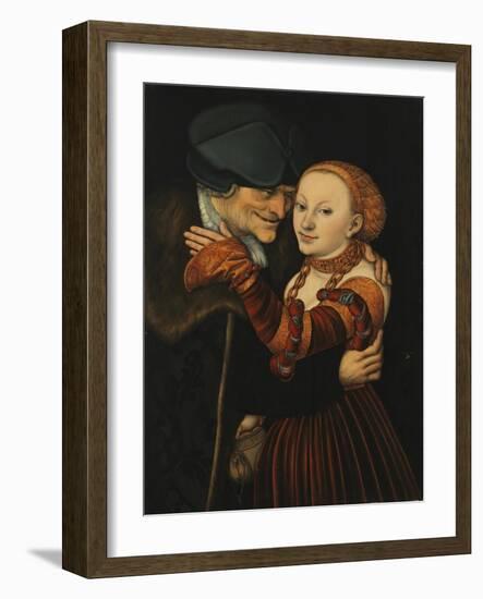 The Unequal Couple-Lucas Cranach the Elder-Framed Giclee Print