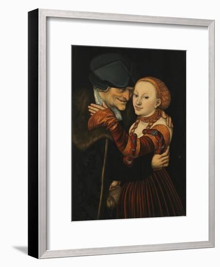 The Unequal Couple-Lucas Cranach the Elder-Framed Giclee Print