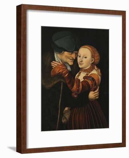 The Unequal Couple-Lucas Cranach the Elder-Framed Giclee Print