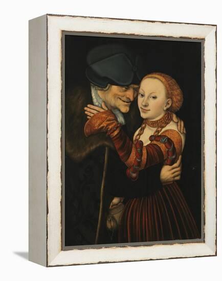 The Unequal Couple-Lucas Cranach the Elder-Framed Premier Image Canvas