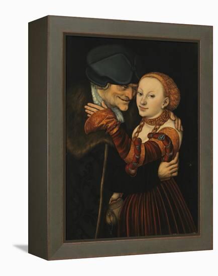 The Unequal Couple-Lucas Cranach the Elder-Framed Premier Image Canvas