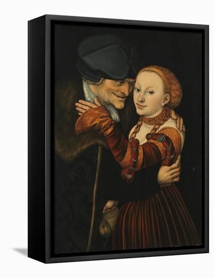 The Unequal Couple-Lucas Cranach the Elder-Framed Premier Image Canvas