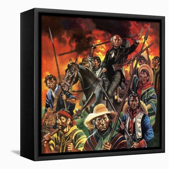 The Unfinished Revolution. Father Hidalgo and the Mexican Revolution-Ron Embleton-Framed Premier Image Canvas