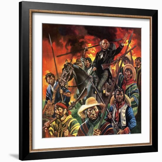 The Unfinished Revolution. Father Hidalgo and the Mexican Revolution-Ron Embleton-Framed Giclee Print