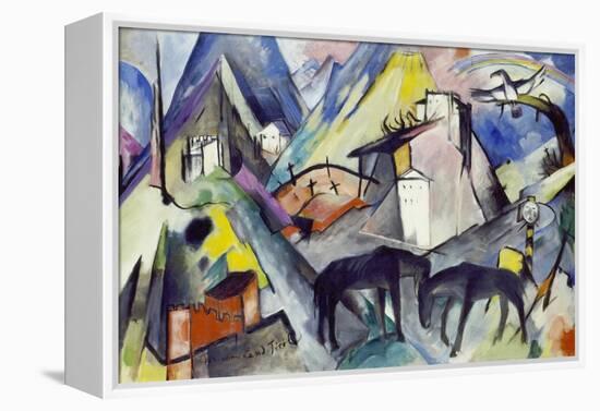 The Unfortunate Land of Tyrol, 1913-Franz Marc-Framed Premier Image Canvas