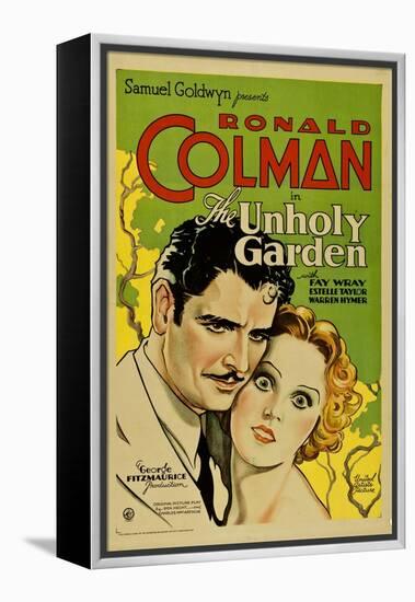 THE UNHOLY GARDEN, from left: Ronald Colman, Fay Wray, 1931.-null-Framed Stretched Canvas