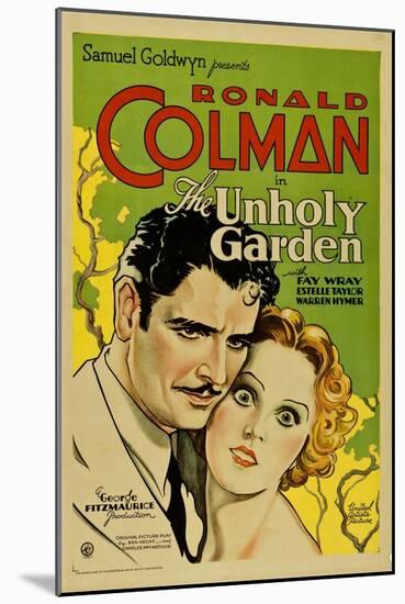 THE UNHOLY GARDEN, from left: Ronald Colman, Fay Wray, 1931.-null-Mounted Art Print