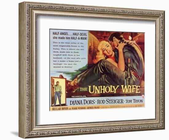 The Unholy Wife, 1957-null-Framed Premium Giclee Print