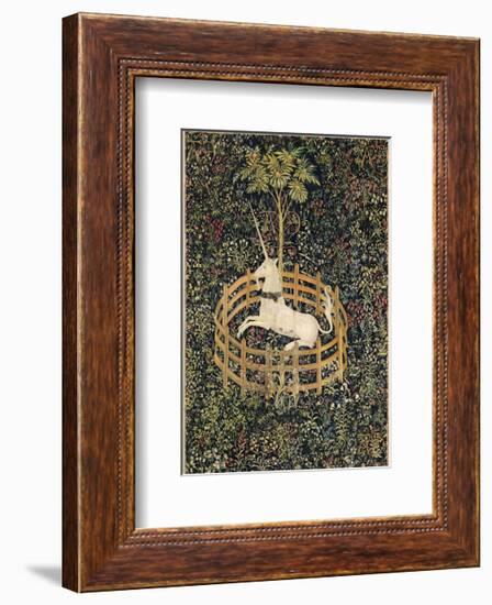 The Unicorn in Captivity, between circa 1495 and circa 1505-null-Framed Giclee Print