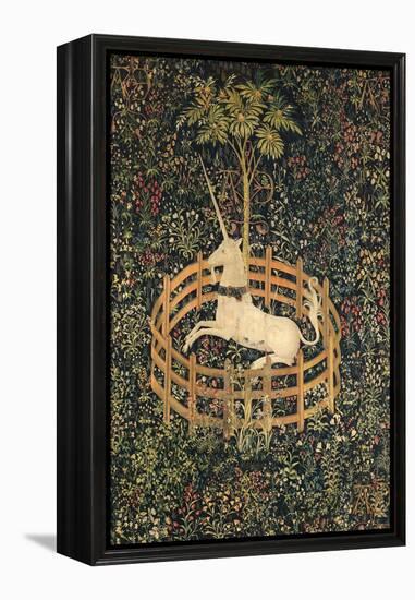 The Unicorn in Captivity-null-Framed Stretched Canvas