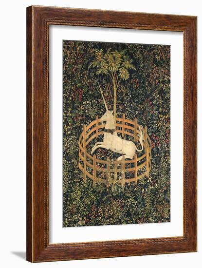 The Unicorn in Captivity-null-Framed Art Print