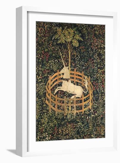The Unicorn in Captivity-null-Framed Art Print