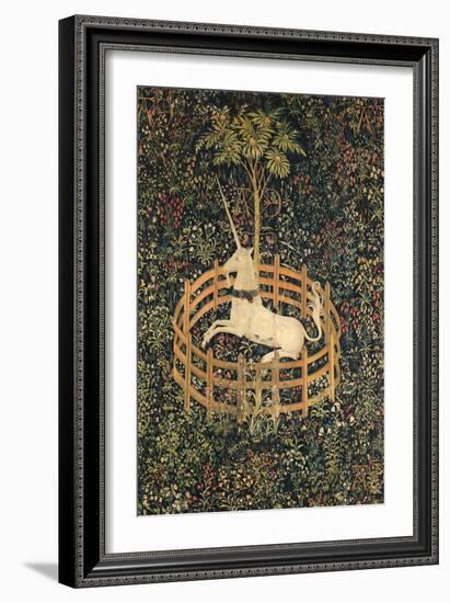 The Unicorn in Captivity-null-Framed Art Print