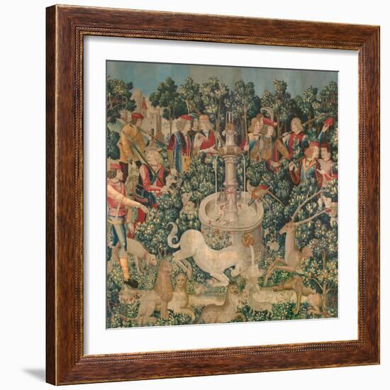 The Unicorn is Found, c.1500-Netherlandish School-Framed Giclee Print