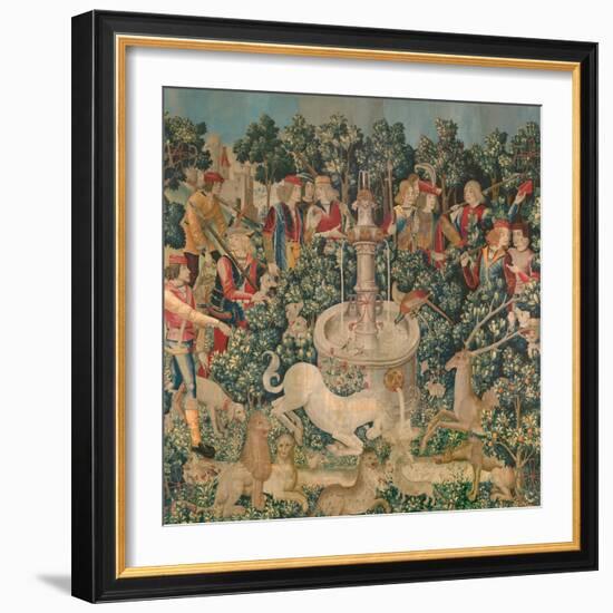 The Unicorn is Found, c.1500-Netherlandish School-Framed Giclee Print