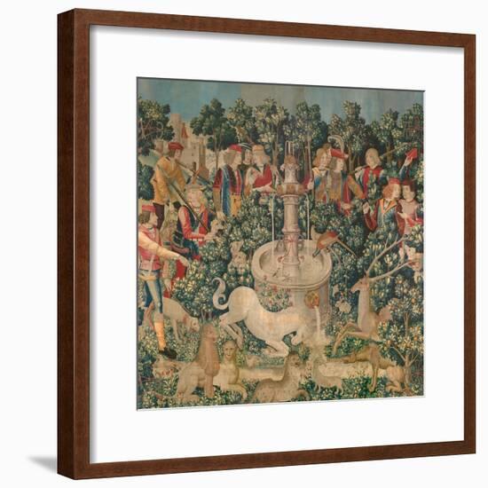 The Unicorn is Found, c.1500-Netherlandish School-Framed Premium Giclee Print