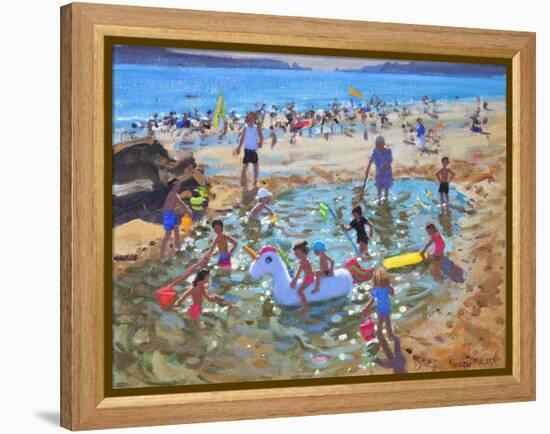 The Unicorn, Tenby, 2017-Andrew Macara-Framed Premier Image Canvas
