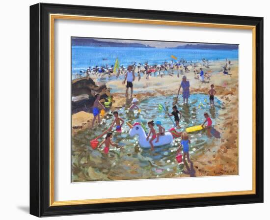 The Unicorn, Tenby, 2017-Andrew Macara-Framed Giclee Print