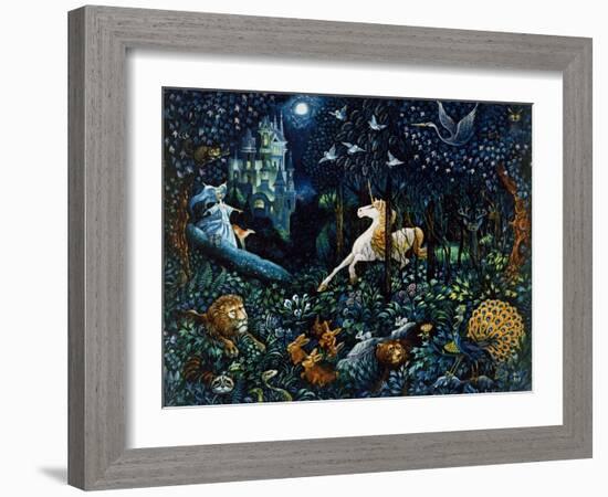 The Unicorn-Bill Bell-Framed Giclee Print