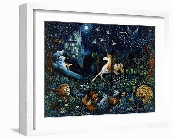 The Unicorn-Bill Bell-Framed Giclee Print