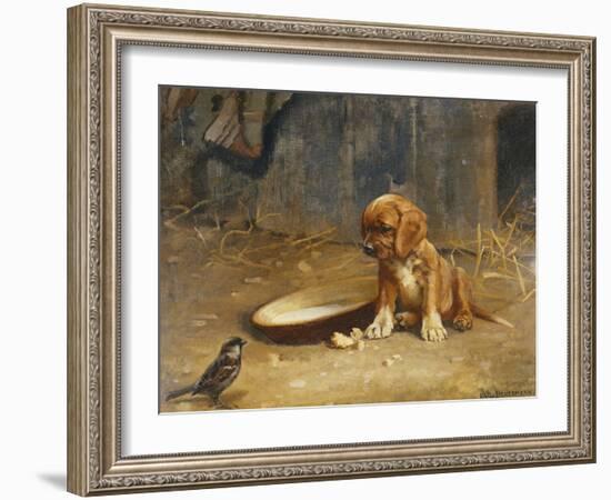 The Uninvited Guest-Karl K. Uchermann-Framed Giclee Print