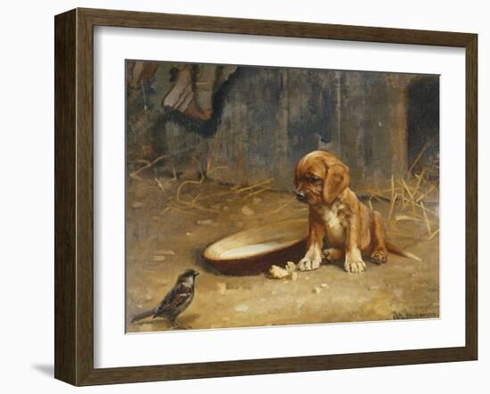 The Uninvited Guest-Karl K. Uchermann-Framed Giclee Print