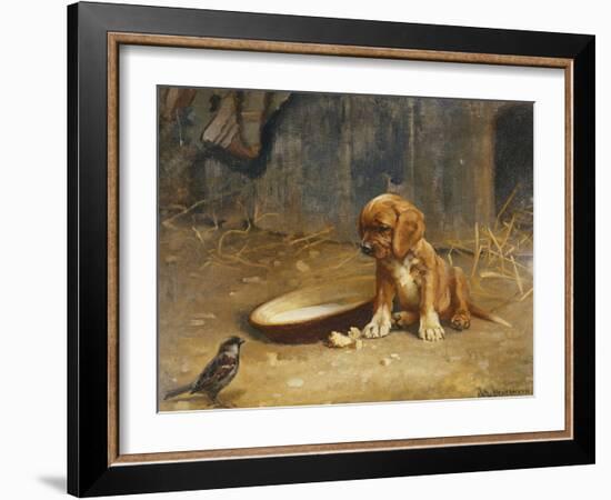 The Uninvited Guest-Karl K. Uchermann-Framed Giclee Print