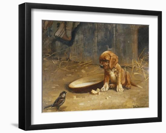 The Uninvited Guest-Karl K. Uchermann-Framed Giclee Print