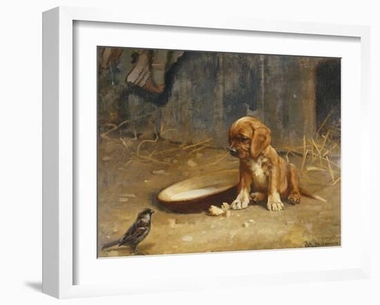 The Uninvited Guest-Karl K. Uchermann-Framed Giclee Print