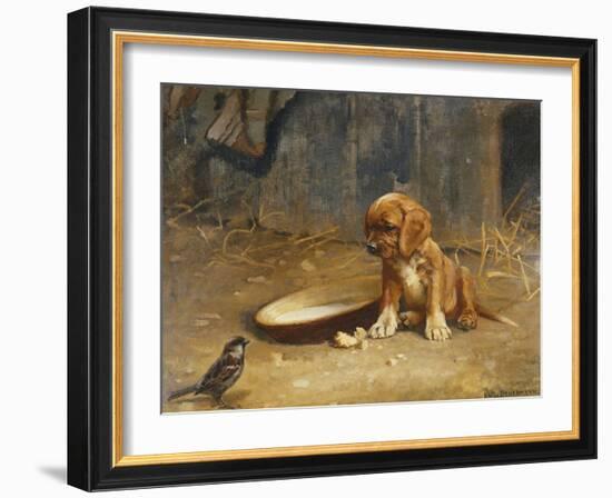 The Uninvited Guest-Karl K. Uchermann-Framed Giclee Print