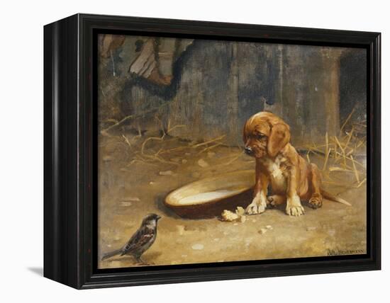 The Uninvited Guest-Karl K. Uchermann-Framed Premier Image Canvas