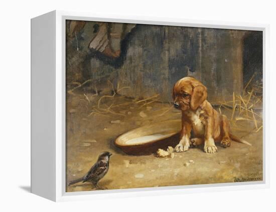 The Uninvited Guest-Karl K. Uchermann-Framed Premier Image Canvas