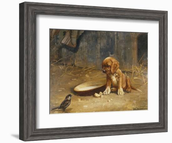 The Uninvited Guest-Karl K. Uchermann-Framed Giclee Print