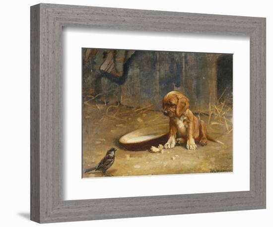 The Uninvited Guest-Karl K. Uchermann-Framed Giclee Print