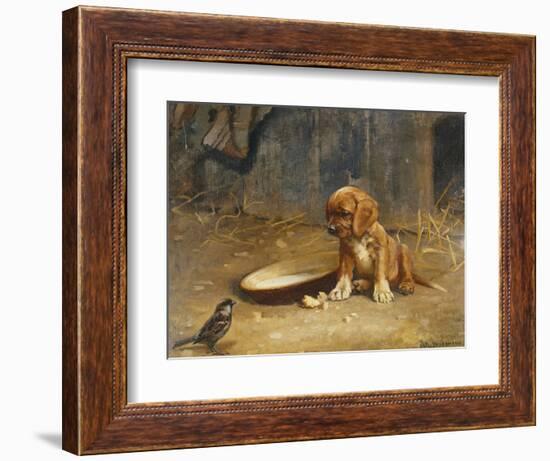 The Uninvited Guest-Karl K. Uchermann-Framed Giclee Print