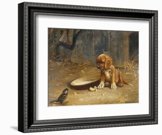 The Uninvited Guest-Karl K. Uchermann-Framed Giclee Print