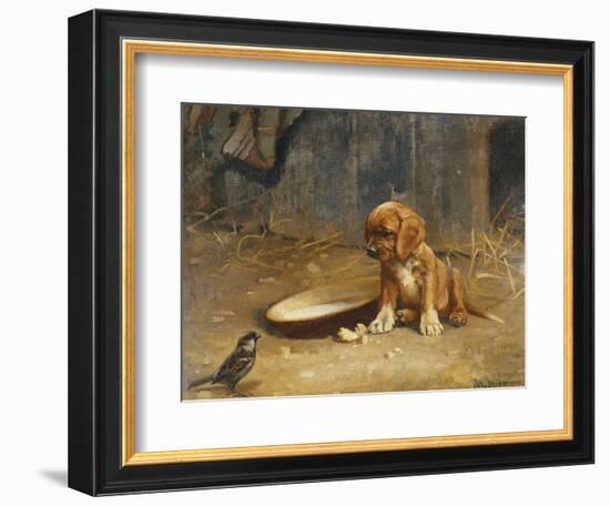 The Uninvited Guest-Karl K. Uchermann-Framed Giclee Print