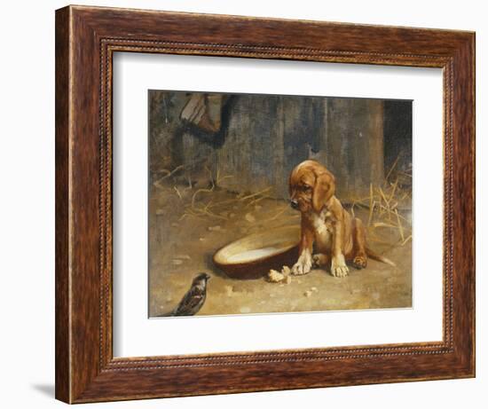 The Uninvited Guest-Karl Kristian Uchermann-Framed Giclee Print