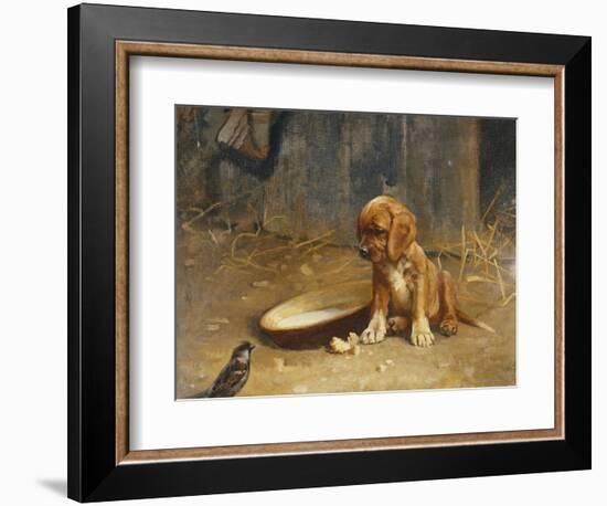 The Uninvited Guest-Karl Kristian Uchermann-Framed Giclee Print