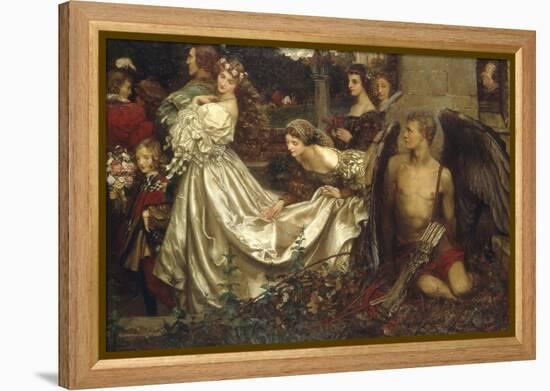 The Uninvited Guest-Eleanor Fortescue Brickdale-Framed Premier Image Canvas