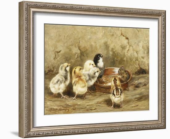 The Uninvited Lunch Guest, 1896-Robert Morley-Framed Giclee Print