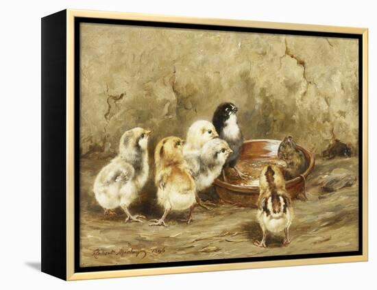 The Uninvited Lunch Guest, 1896-Robert Morley-Framed Premier Image Canvas