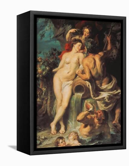 The Union of Earth and Water, about 1618-Peter Paul Rubens-Framed Premier Image Canvas