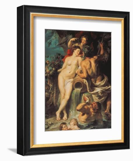 The Union of Earth and Water, about 1618-Peter Paul Rubens-Framed Giclee Print