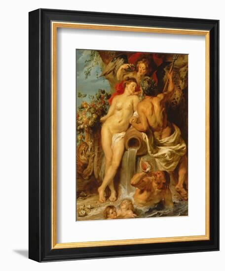 The Union of Earth and Water, C.1618-Peter Paul Rubens-Framed Giclee Print