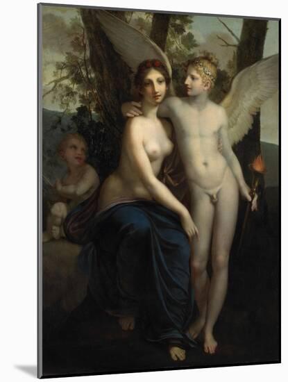 The Union of Love and Friendship, C.1793-Pierre-Paul Prud'hon-Mounted Giclee Print
