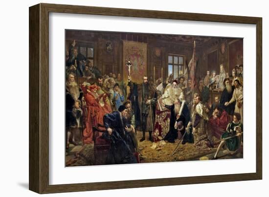 The Union of Lublin, 1869-Jan Alojzy Matejko-Framed Giclee Print